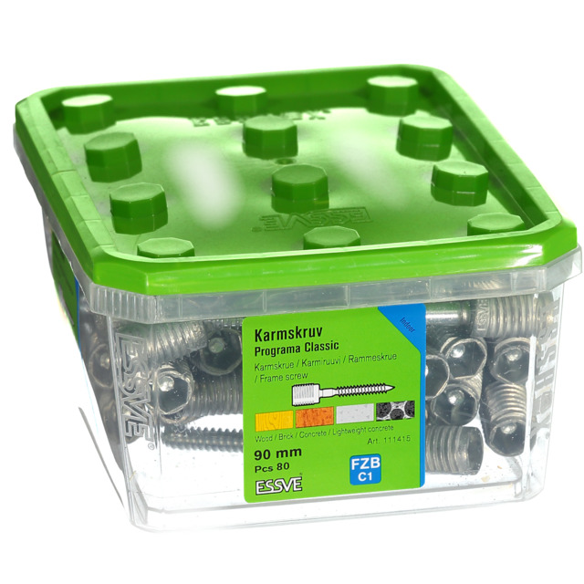 KARMSKRUV CLASSIC 90MM PROGRAMA 80ST/PKT