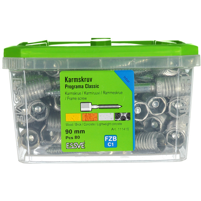 KARMSKRUV CLASSIC 90MM PROGRAMA 80ST/PKT