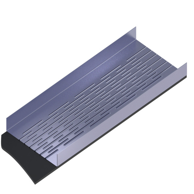 YTTERVÄGGSSKENA UYEP195-1,0 EP-DUK 195X47X3000MM