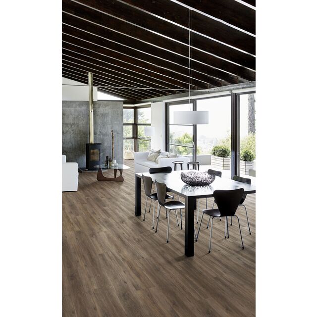 Miljöbild föreställande artikeln VINYLGOLV KLICK SAXON CLW 218 1M2/PKT MATT MIKROFAS från kategorin Plankdesign