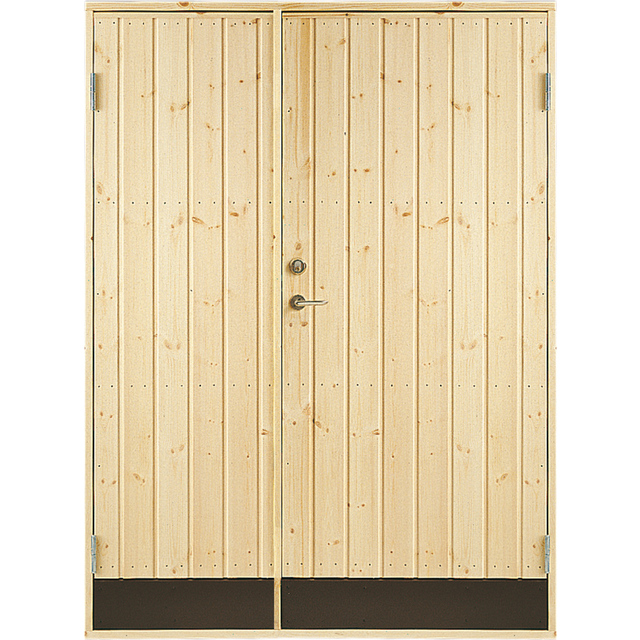 DUBBELDÖRR 10GR RAK PANEL INKL 2ST DÖRRSPÄRRAR 13X19 | Beijerbygg Byggmaterial