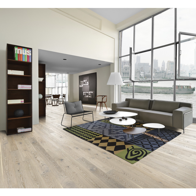 PARKETT EK VIGO 1-STAV 15MM 2,19M2/PKT M-LACK MIKROFAS VIT