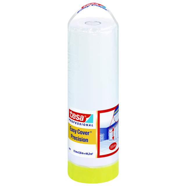 MASKERINGSFOLIE EASY COVER PRECISION TESA 17X2,6M