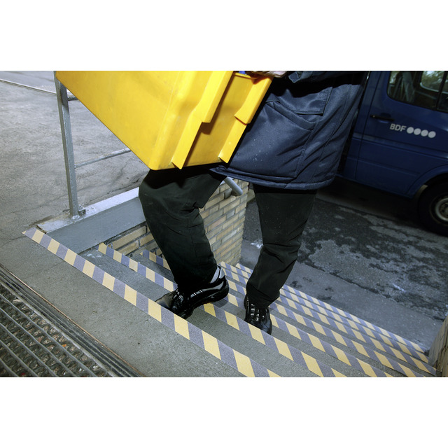 HALKSKYDDSTEJP 60951 TESA GUL/SVART 15MX50MM