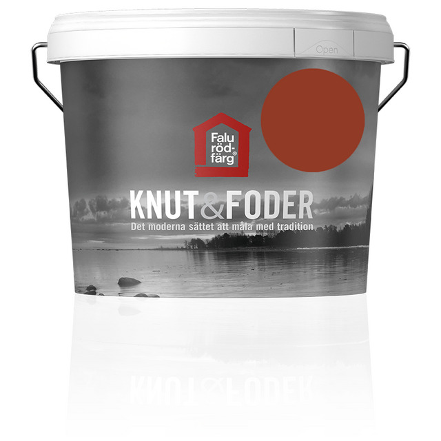 FALU RÖDFÄRG KNUT&FODER LJUSRÖD 3L | Beijerbygg Byggmaterial