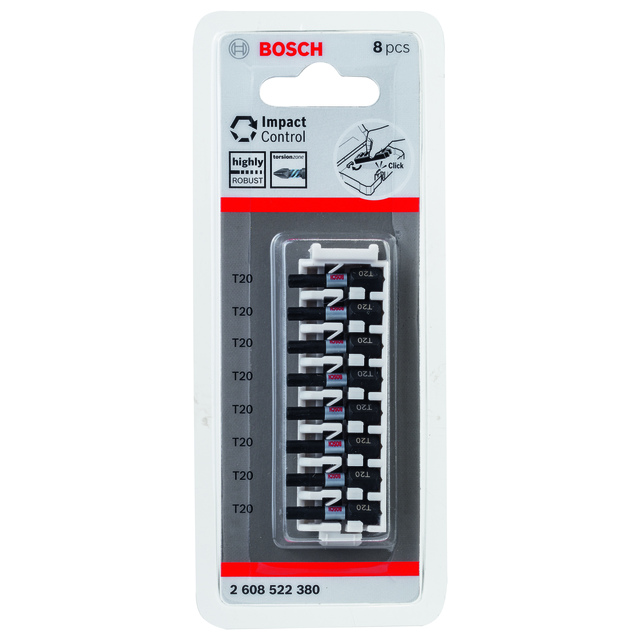 BITS IMPACT T20 25MM 8ST | Beijerbygg Byggmaterial