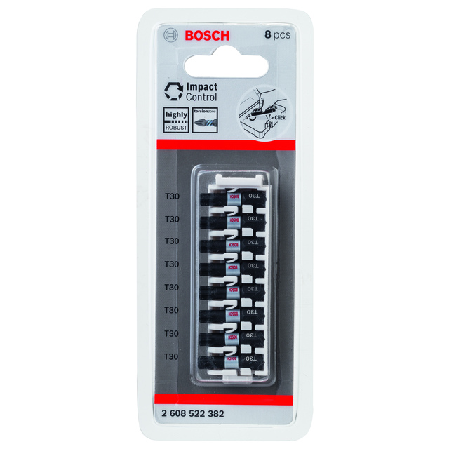 BITS IMPACT T30 25MM 8ST | Beijerbygg Byggmaterial