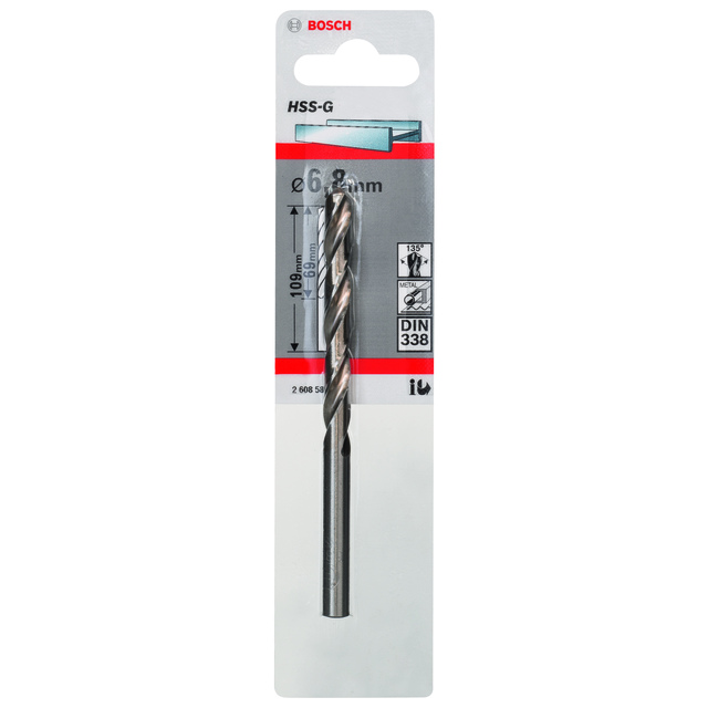 METALLBORR HSS-G S 6,8X109MM