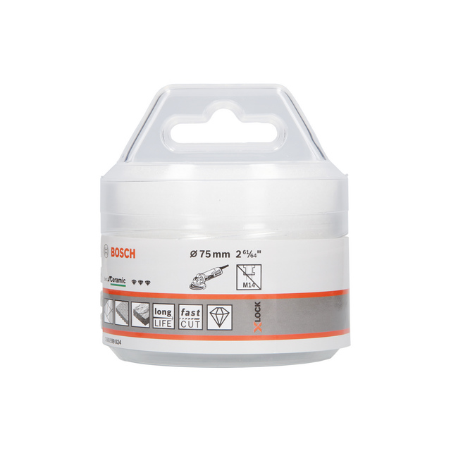 DIAMANTHÅLSÅG X-LOCK DRYSPEED 75MM