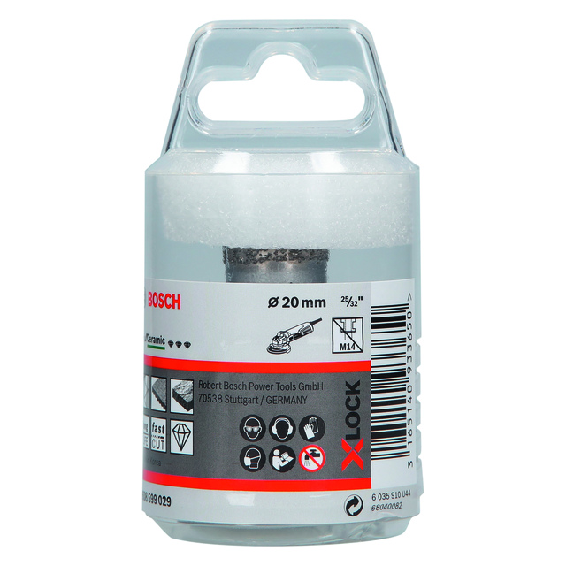 DIAMANTHÅLSÅG X-LOCK DRYSPEED 20MM