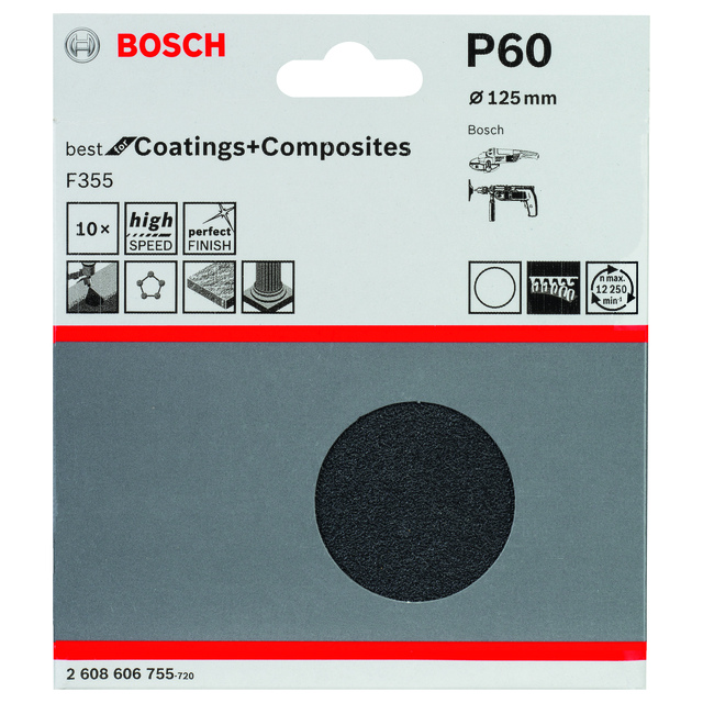 SLIPRONDELL BS SIC GWS K60 125MM 10ST