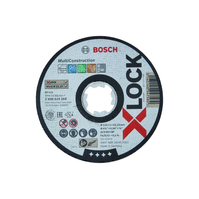 KAPSKIVA XL MULTICONSTR 115X1,0X22,2MM