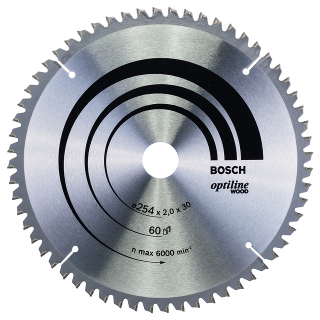 CIRKELSÅGKL 254X2X30MM 60T -5G PASSAR KAP-GERINGSSÅGAR