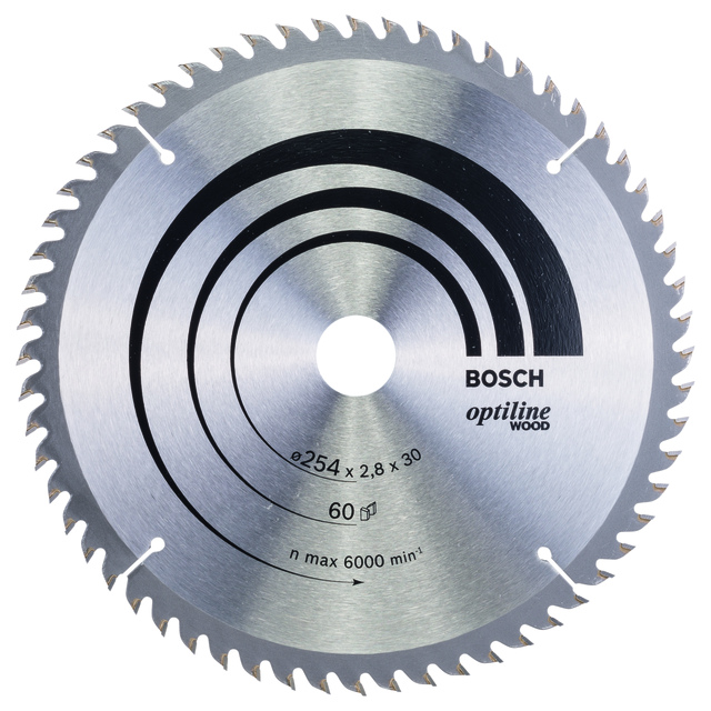 CIRKELSÅGKL 254X2,8X30MM 60T P PASSAR BORDCIRKELSÅG