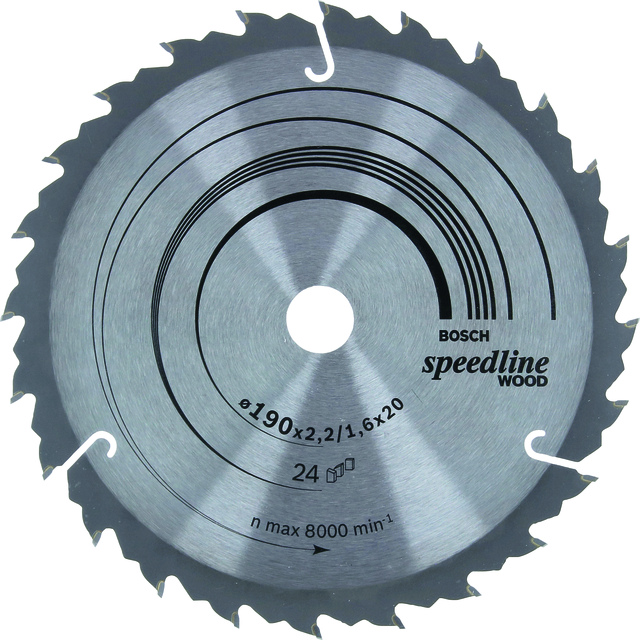 CIRKELSÅGKLINGA SPEEDLINE WOOD 190X20MM T24