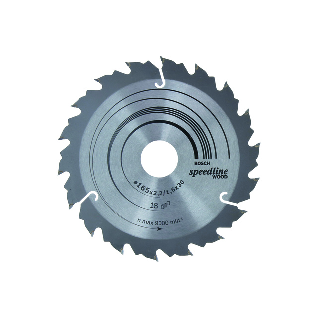 CIRKELSÅGKL 165X30MM 18T SPEED PASSAR HANDCIRKELSÅGAR