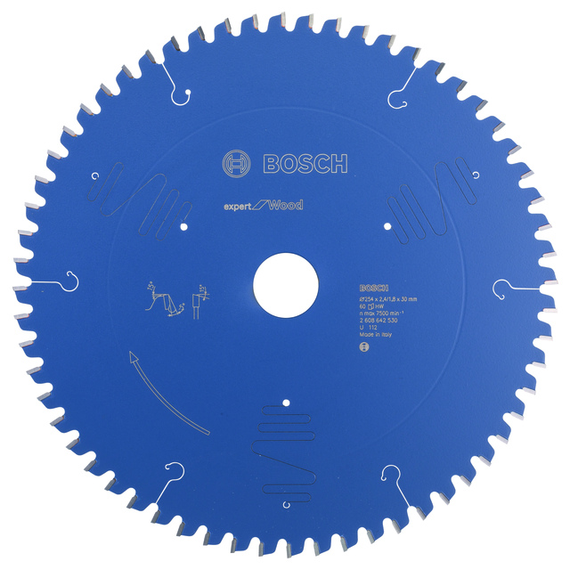 CIRKELSÅGKL 254X2,4X30MM 60T E PASSAR KAP-GERINGSSÅGAR
