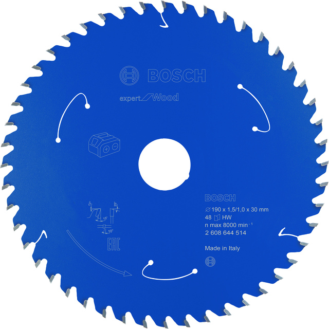 CIRKELSÅGKLINGA EX ACCU TRÄ 190X30X1,5/1X48T