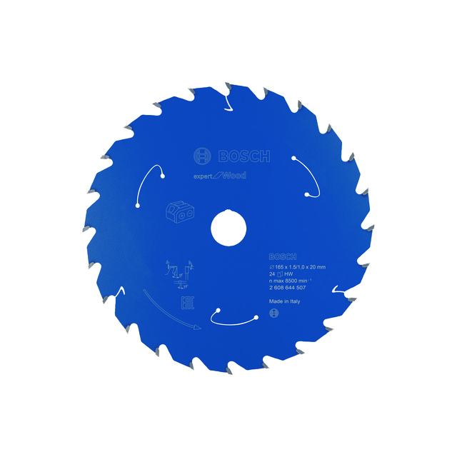 CIRKELSÅGKLINGA EX ACCU TRÄ 165X20X1,5MM 24T