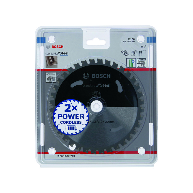 CIRKELSÅGKLINGA ACCU STD STÅL 160X20X40T