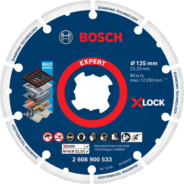 DIAMANTKAPSKIVA FÖR METALL XLOCK 125MM | Beijerbygg Byggmaterial