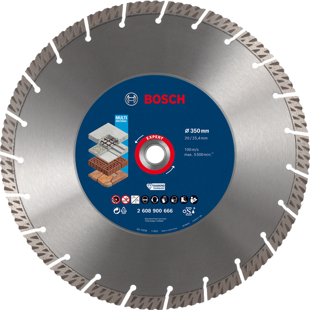 DIAMANTSKIVA MULTI 350X20/25,4MM | Beijerbygg Byggmaterial