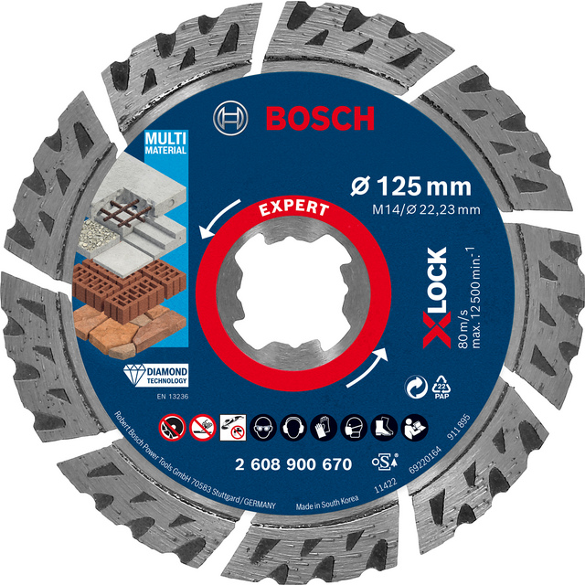 DIAMANTSKIVA XL MULTI 125MM | Beijerbygg Byggmaterial
