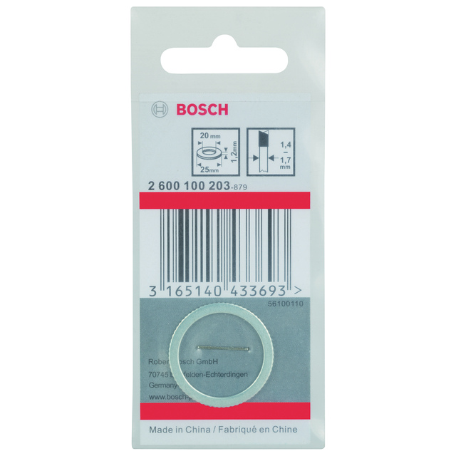 INSATSRING 25/20MM MAX 1.7MM KLINGA