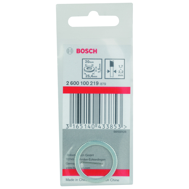 INSATSRING 25,4/20MM MAX 2,2MM KLINGA