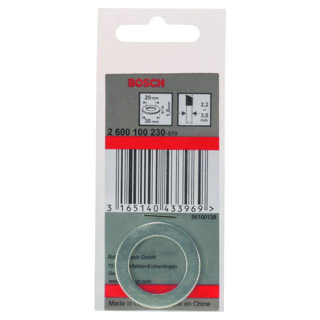 INSATSRING 30/20MM MAX 3.0MM KLINGA