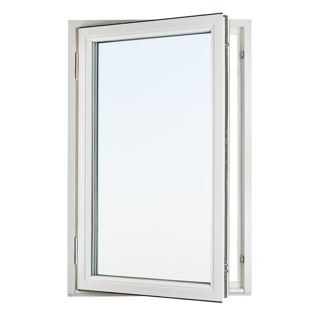 Produktbild föreställande artikeln FÖNSTER SIDOH TR TRÄ/ALU UTÅT 3GLAS VÄ VIT T/A 10-15 från kategorin Sidohängda fönster