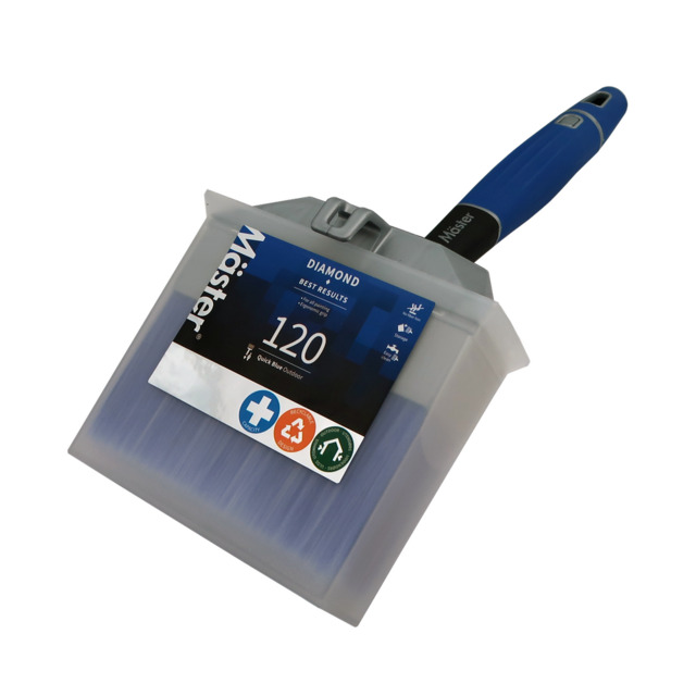 FASADPENSEL VINKLAD DIAMOND QUICK BLUE 120MM | Beijerbygg Byggmaterial