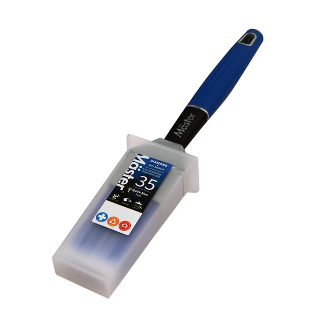 LACKPENSEL SNEDSTÄLLD DIAMOND QUICK BLUE 35MM | Beijerbygg Byggmaterial