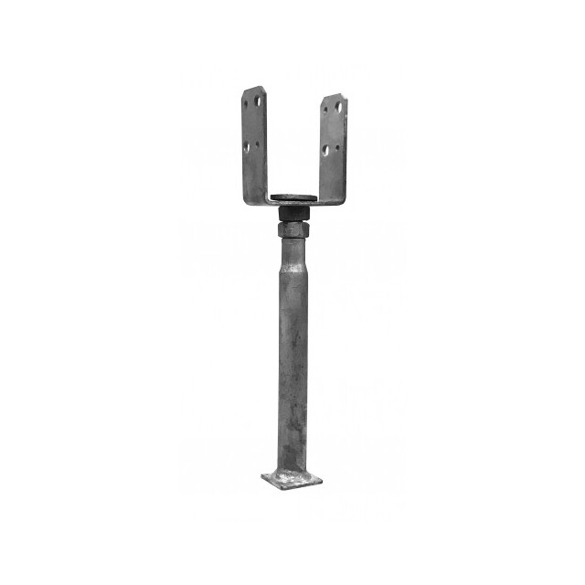 STOLPSKO PDT TYP U VFZ JUSTERBAR SST 71X40 | Beijerbygg Byggmaterial