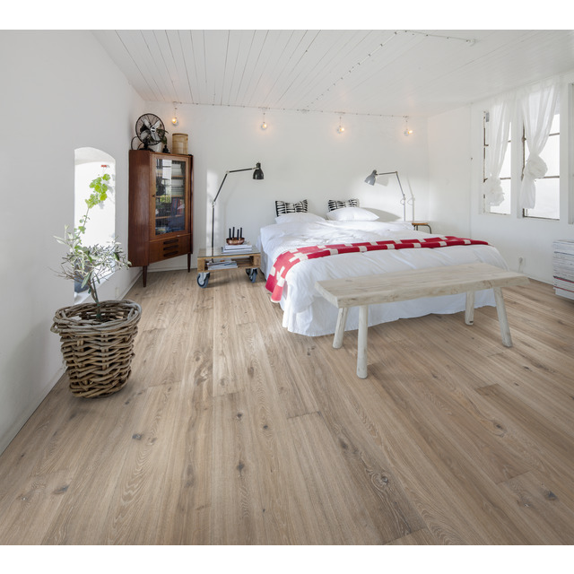 PARKETT EK VISTA 1-STAV 15MM 2,72M2/PKT OLJA FAS BORST VIT