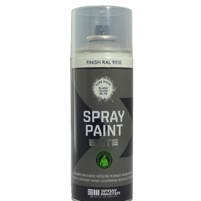 SPRAYFÄRG SPRAY MASTER ELITE VIT BLANK 400ML | Beijerbygg Byggmaterial