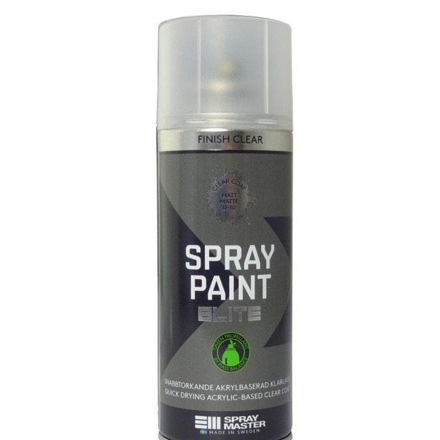 SPRAYFÄRG SPRAY MASTER ELITE KLARLACK MATT 400ML