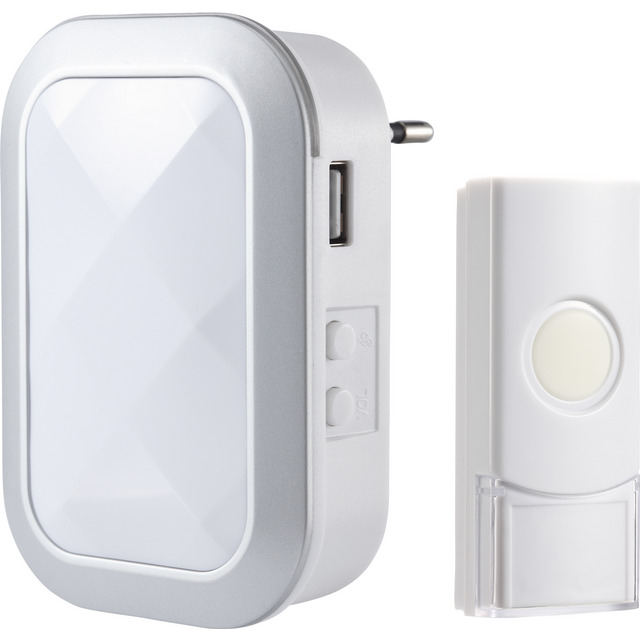 DÖRRSIGNAL TRÅDLÖS PLUG-IN VIT | Beijerbygg Byggmaterial