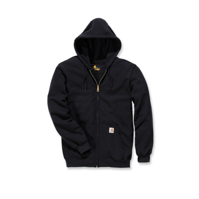 HOODIE ZIP SVART L | Beijerbygg Byggmaterial