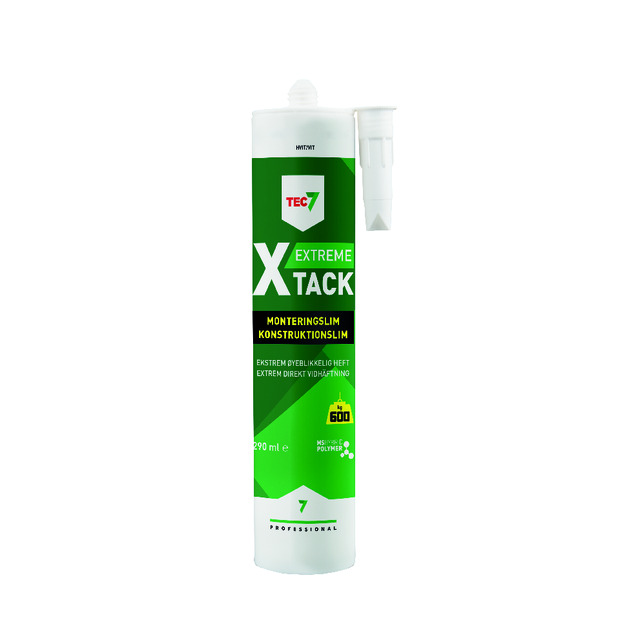 KONSTRUKTIONSLIM X-TACK7 VIT 290ML | Beijerbygg Byggmaterial