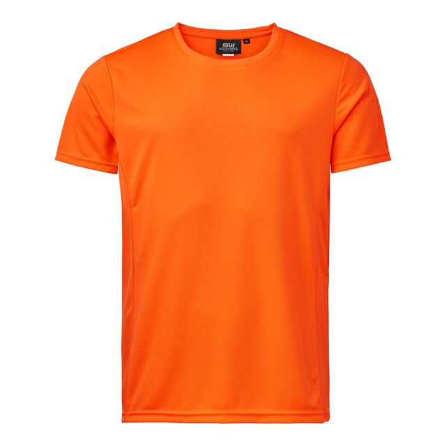 FUNKTIONS T-SHIRT RAY SOUTH WEST FLOUR. ORANGE S