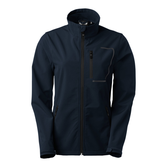 SOFTSHELLJACKA VICTORIA SOUTH WEST MARINBLÅ M | Beijerbygg Byggmaterial