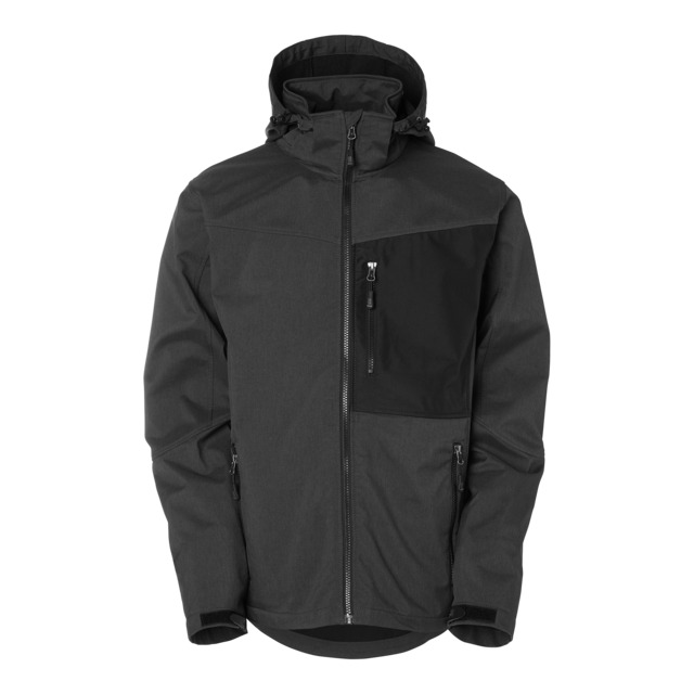 SOFTSHELLJACKA JACK SOUTH WEST MÖRK GRÅ XXXL | Beijerbygg Byggmaterial