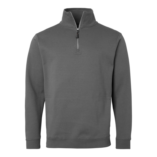 SWEATSHIRT KORT ZIP MÖRKGRÅ XXXL | Beijerbygg Byggmaterial