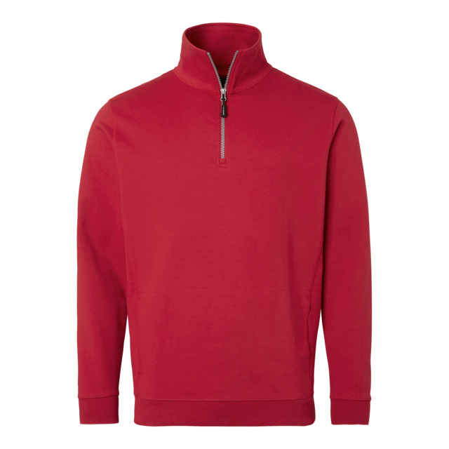 SWEATSHIRT KORT ZIP RÖD XXXL | Beijerbygg Byggmaterial