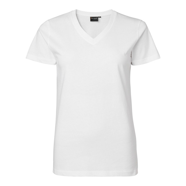 T-SHIRT V-RING DAM VIT XXL | Beijerbygg Byggmaterial
