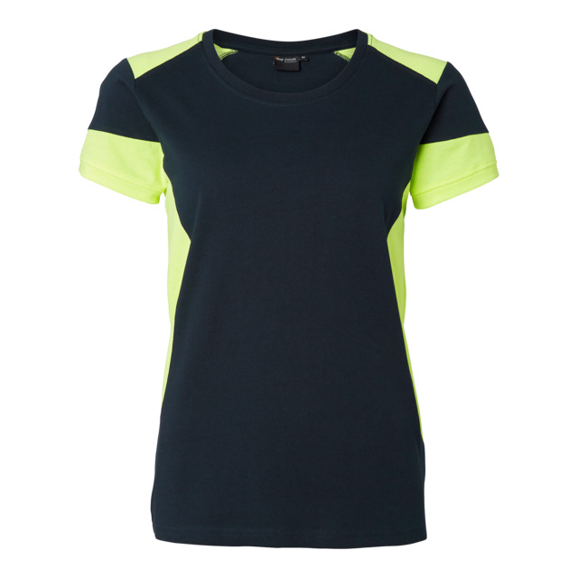 T-SHIRT DAM 211 MARIN/GUL XXL | Beijerbygg Byggmaterial