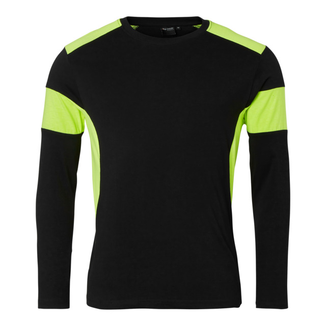 T-SHIRT 212  L.Ä SVART/GUL L | Beijerbygg Byggmaterial