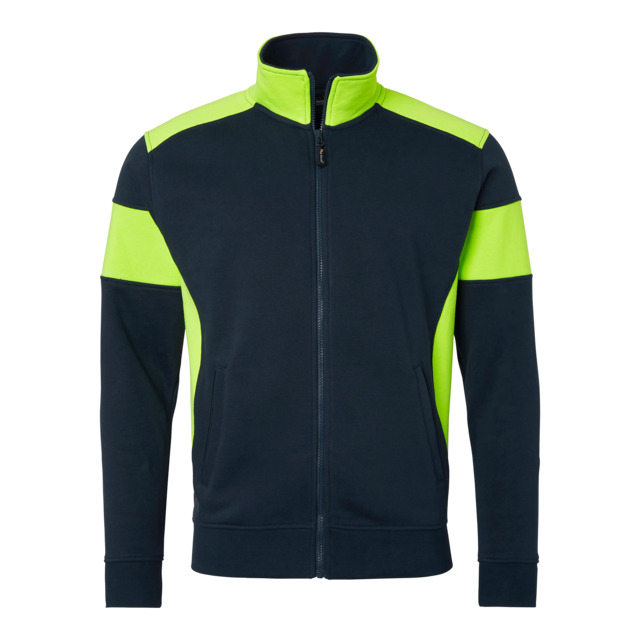 SWEATSHIRT HELZIP 223 MARIN/GU S | Beijerbygg Byggmaterial