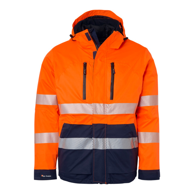 Produktbild föreställande artikeln JACKA VARSEL 3 I1 ORANGE/MARIN XXXL från kategorin Överdelar